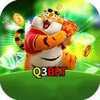 Imagem promocional da Q3BET mostrando a plataforma e suas vantagens